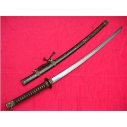 AMAZING JAPANESE KATANA SWORD STEEL SHEATH SIGNED BLADE