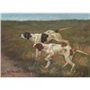 Image 1 : 5 x 7 Oil on Board ~Hunting Dogs~ Signed W. Oudry