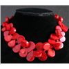 Image 1 : BEAUTIFUL NATURAL RED CORAL NECKLACE MWF1048