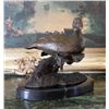 Image 1 : Darling Bronze Sculpture Duck on a Lily Pad