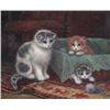 Image 1 : 8 X 10 Oil on Board ~Kittens at Play~