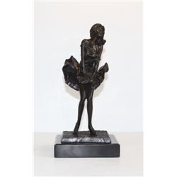 Posh Dancer in Marilyn Monroe Pose Bronze Sculpture