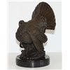 Image 3 : Splendid Bronze Sculpture Wild Turkey