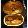 Image 2 : MWF1345 Victorian Gold Gilded Trinket Box! Dimensions: