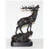 Image 1 : Impressive Bronze Sculpture Single Standing Elk