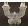 Image 1 : Crystal & Frosted Glass Candle Holder Candelabra