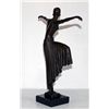 Image 4 : Beautiful Bronze Sculpture Flapper Art Deco