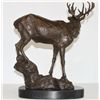 Image 3 : Glorious Bronze Sculpture Single Standing Elk