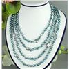 Image 1 : MWF1097 - GORGEOUS FOUR STRAND GRAY PEARL&COIN PEARL NE