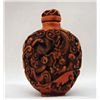 Image 1 : MWF1075 Exquisite Handcarved Snuff Bottle Depicting a D