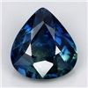 Image 1 : SPECTACULAR UNHEATED 0.76ct PEAR NATURAL GREENISH BLUE