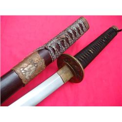 JAPANESE KATANA SWORD ORANTE COPPER SHEATH DEPCITING W