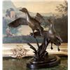 Image 1 : Remarkable Bronze Sculpture Two Flying Ducks