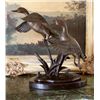 Image 2 : Remarkable Bronze Sculpture Two Flying Ducks