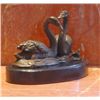 Image 2 : Beautiful Bronze Sculpture Two Swans