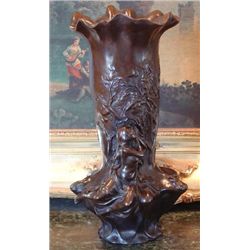 Gorgeous Bronze Sculpture Ornate Vase