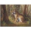 Image 1 : 5 x 7 Oil on Board ~Tiger in Jungle~