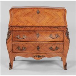 MWF1330 Louis XV Style Parquetry Bomb_ Desk French