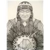 Image 2 : Paul Stone Signed Native American Art Print Woman Frmd