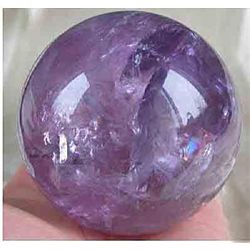 MWF1004 Unique AMETHYST QUARTZ CRYSTAL SPHERE BALL 60mm