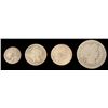 Image 1 : Type Set 1852 3 Cent Silver, Nickel,Barber Dime,Quarter