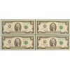 Image 1 : 4 Consec # 2003 A $2 Bills G Mint Chicago Notes CU