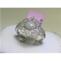 ALL Diamonds 14K White Gold Ring Sz. 6-3/4