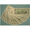 Image 2 : (15) 1995 $2 Two Dollar Bills Consec # F Mint Notes CU