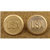 Image 1 : 2 United States Express Antique Buttons USX Early Mail