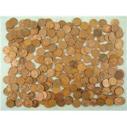 250 Unsearched Wheat Cents Pennies