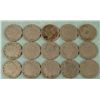 Image 1 : 15 Diff Date V Nickels 1897-1912 Average Circ
