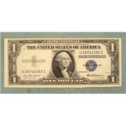 1935 F Series $1 Silver Certificate -Error