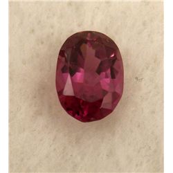 1 Light Purple Oval Gemstone Gem