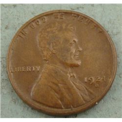 Very High Grade 1924-D Lincoln Cent Penny