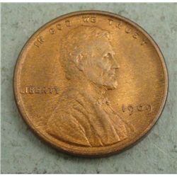 1909 VDB UNC Wheat Cent Penny