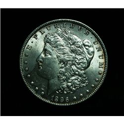 1896-p Morgan Dollar $1 Grades Choice Uncirculated ms63++