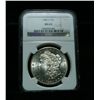 Image 1 : NGC 1880-s Morgan Dollar Graded Choice Uncirculated ms63  NGC