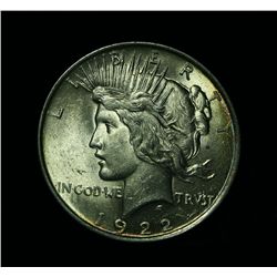 1922-p Peace Dollar Grades Select Uncirculated ms63