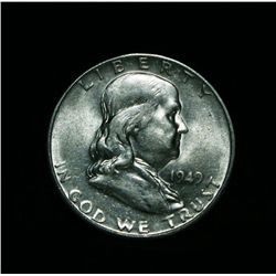 1949-s Franklin 50c Grades Almost Uncirculated au58/slider