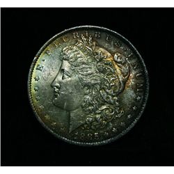 1885-o Beautiful Toned Morgan Dollar Select Uncirculated ms63