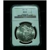 Image 1 : NGC 1881-p Morgan Dollar graded Select Uncirculated ms63  PQ example