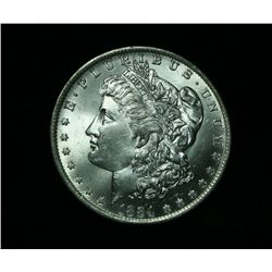 1884-o Morgan Dollar $1 Grades Choice Uncirculated ms64