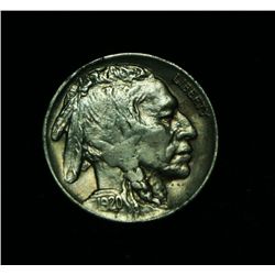 1920-p Buffalo Nickel 5c Grades Select Uncirculated ms62