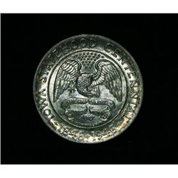1946 Iowa Centennial Commemorative 50c Grades Gem Uncirculated ms65
