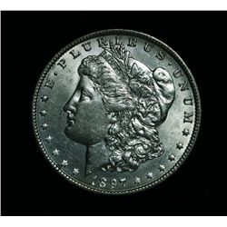 1897-o Morgan Dollar Grades Almost Uncirculated Choice au58