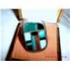 Image 1 : Southwestern style ring  Silver, Turquoise, Onxy...