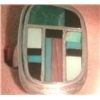 Image 5 : Southwestern style ring  Silver, Turquoise, Onxy...