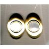 Image 1 : Vintage Cufflinks with Mother of Pearl in Center.  Makers mark