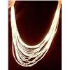 Image 1 : Liquid Silver Necklace  20" of gorgeous Silver Strands  Marked Sterling