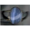 Image 1 : Southwestern Style Silver Bracelet with Large Purple Center Stone